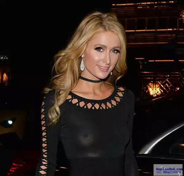 TV Personality/Actress, Paris Hilton, Steps Out Br*less In See-Through Dress [See Photos]